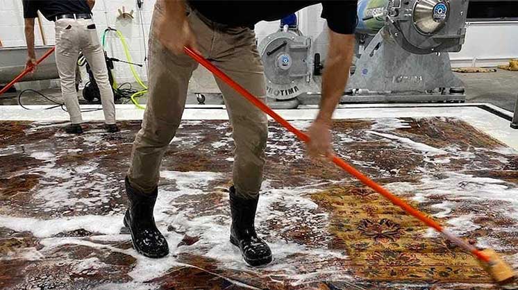 rug cleaning process